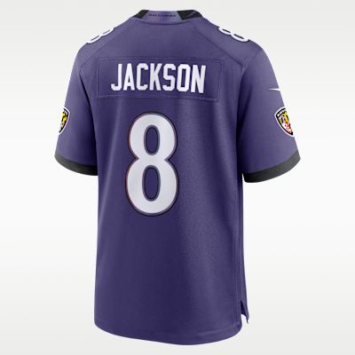 Lamar Jackson Baltimore Ravens Men's Nike NFL Game Jersey. Nike FI